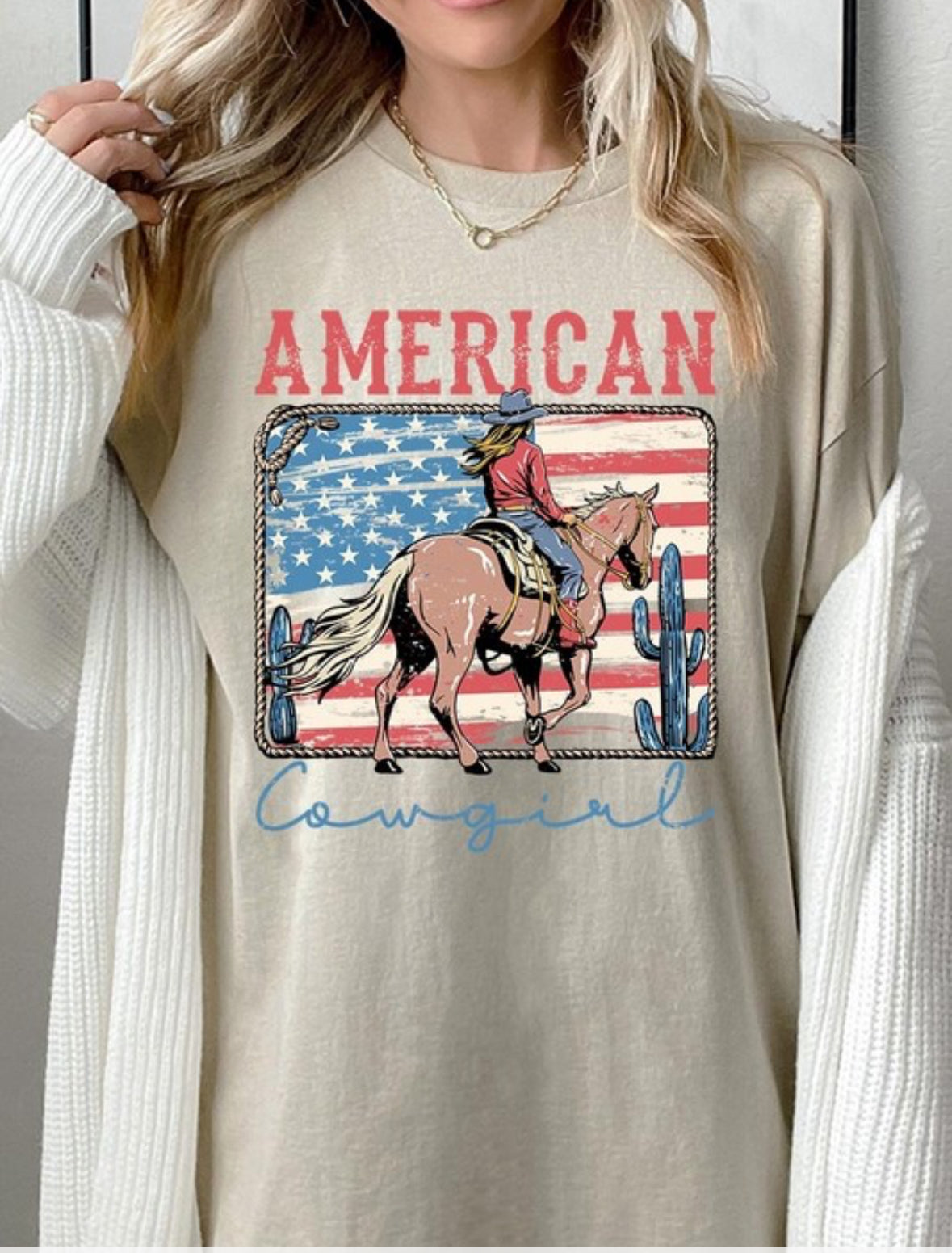 All-American Cowgirl Tees!! image 1