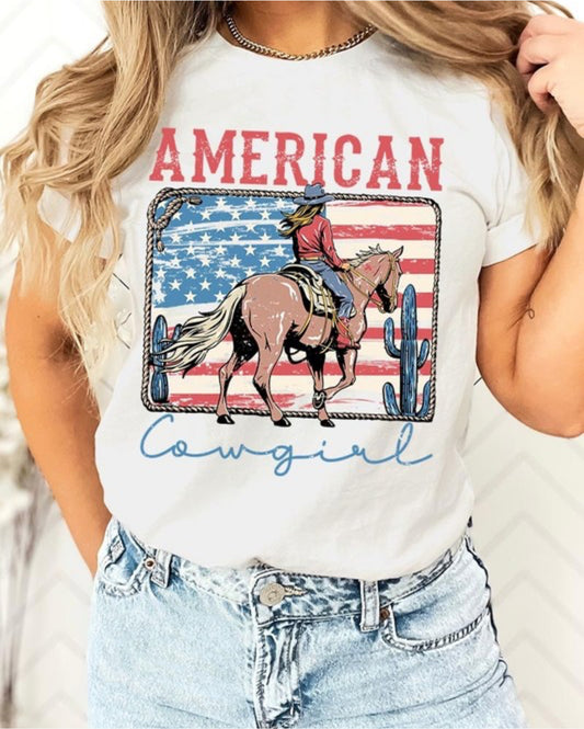 All-American Cowgirl Tees!! image 0